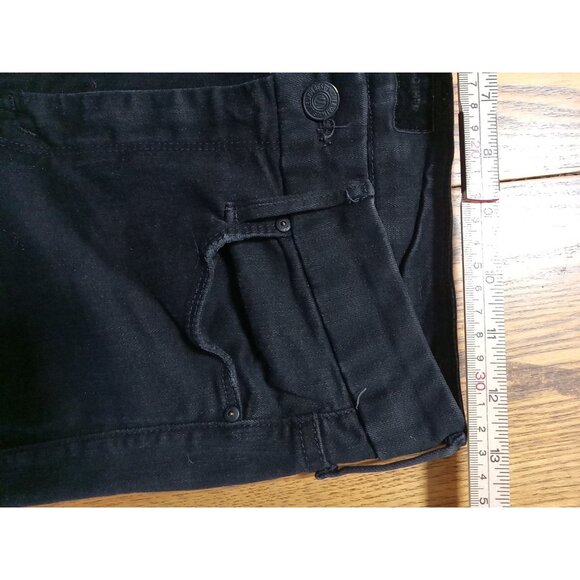 MOTHER Jeans Womens 27 BLACK THE LOOKER ANKLE FRAY Preowned Summer Spring Used - Picture 6 of 14